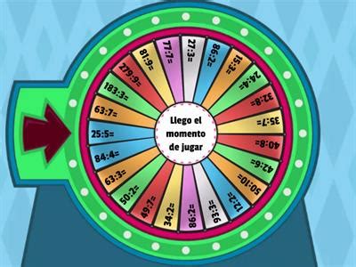 ruleta de divisiones|RULETA DE DIVISIONES .